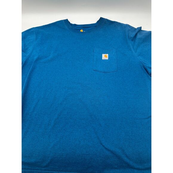 Carhartt Men’s Original Fit Heavyweight Short-Sleeve Pocket T-Shirt 4XL Cotton - Picture 4 of 7